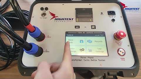TURA - 03: Three Phase Turn Ratio Tester
