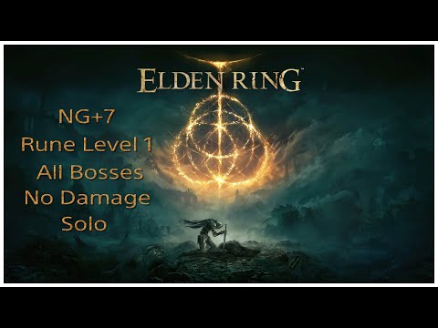 ELDEN RING 八週目 レベル1 全ボス ノーダメージ攻略 NG 7 Rune Level1 All Bosses No Damage