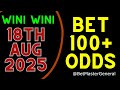 Football Prediction Today 18-08-2025 | Soccer Predictions today | Football Tips