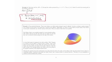 Parametric Surfaces & Surface Integrals - Vector Example 3