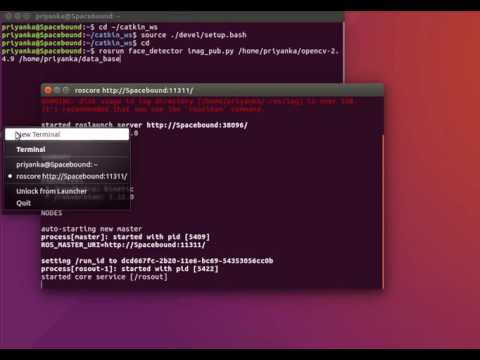 Face Detection ROS Node Using OpenCV