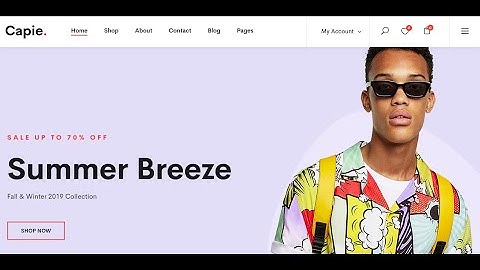 Capie - Creative WooCommerce WordPress Theme | Minimal Modern Multipurpose Theme