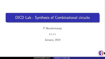 Exp8 1 Synthesis of Combinational logics - Part 1