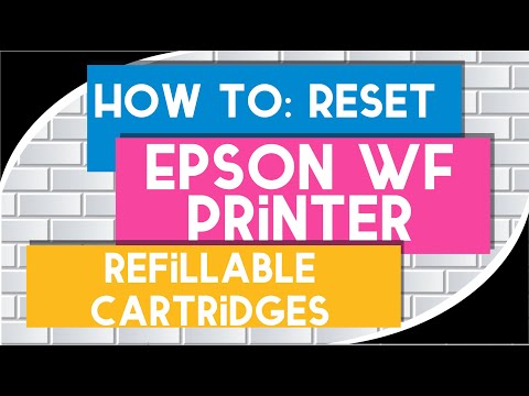 video Resetting Epson WF Printers Refillable Cartridges with ChipResetter
