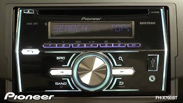How to Make a Phone Call using Bluetooth feature - Pioneer FH X700BT