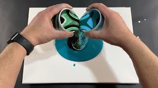 Acrylic Pouring | PICK MY POUR S3E12 | The Kiss Pour- Unique Fluid Art @michaelyacovelli1763