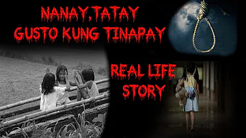 Ang  kwento likod ng larong " Nanay Tatay gusto kung tinapay " |Tagalog Horror story