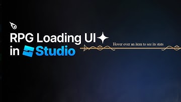 How To Make An RPG Loading Screen UI In Roblox Studio