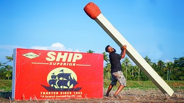 Guinness World Record Giant MatchBox Making | ലോകത്തിലെ ഏറ്റവും വലിയ തീപ്പെട്ടി ഉണ്ടാക്കി  M4 TECH |