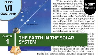 NCERT Class 6 Geography Chapter 1: Earth in the Solar System