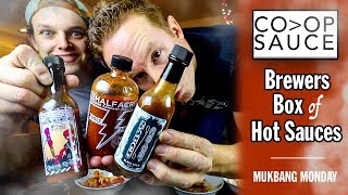 Co-op Sauce Brewers Box of Hot Sauces | Mukbang Monday screenshot 4