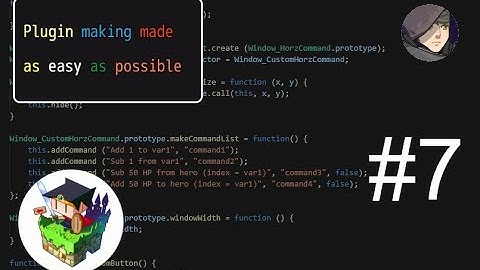 RMMV javascript tutorial #7 - Events, map sprites, event commands