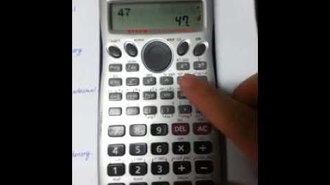 Changing number systems by FX-3650P