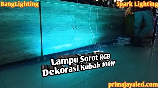 Lampu Sorot RGB Dekorasi Kubah 100W