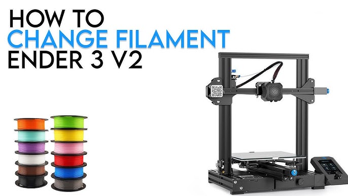 How To Change Filament Mid Print On Ender 3 & Ender 3 v2 #3dprinting 