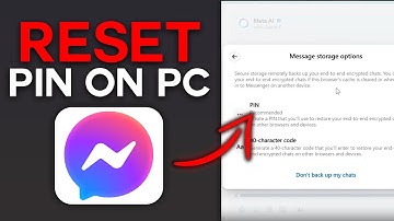 How to Reset Messenger PIN on PC in 2025