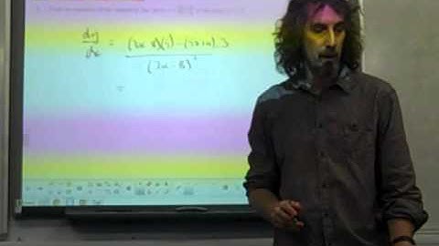 C3 Quotient Rule OCR Summer 2015 q1