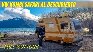 VAN TOUR KOMBI SAFARI | MOTORHOME con Baño,ducha,agua caliente y mucho espacio ! La MOSTRARON TODA !