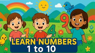 Learn Numbers 1 to 10 for Kids ইংরেজি সংখ্যা  1-10 Counting Numbers | Educational Video for Children