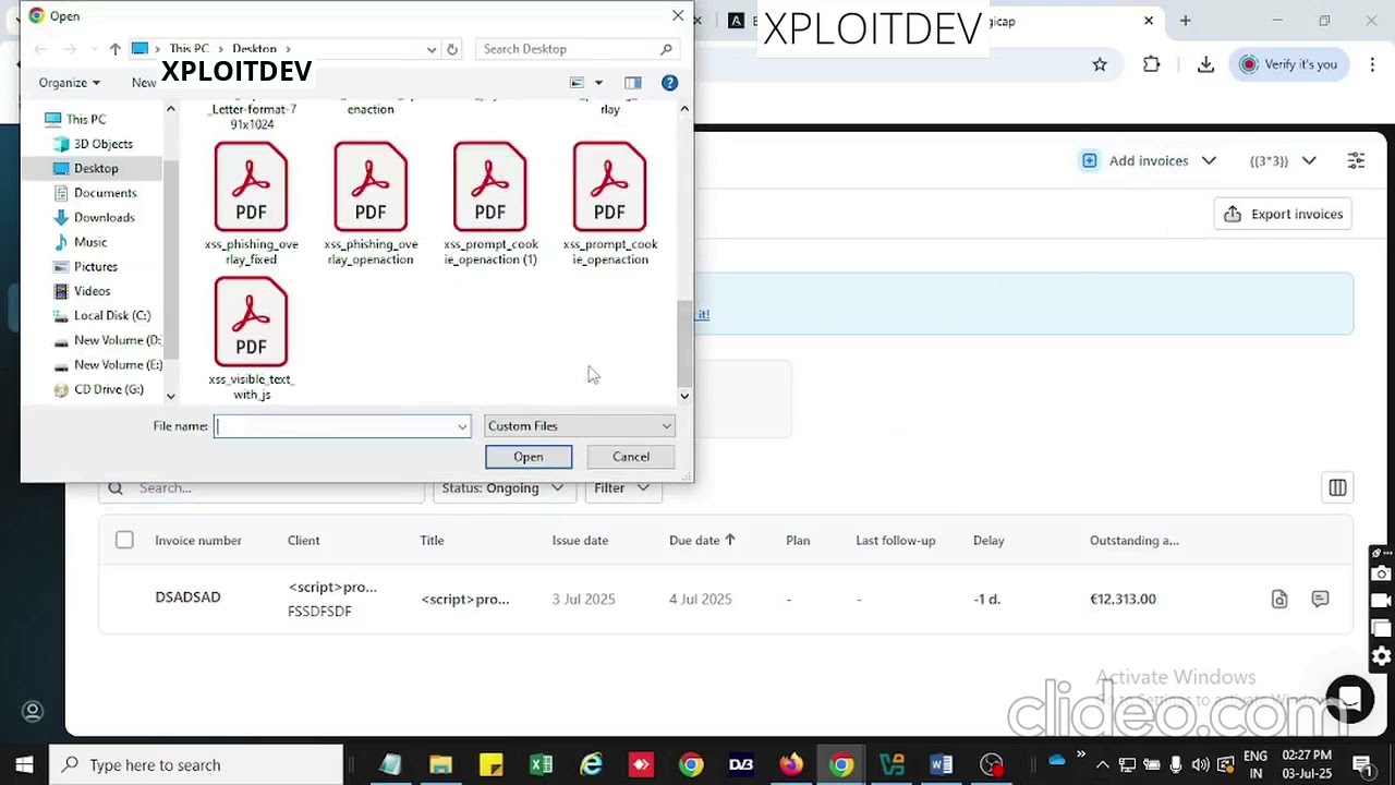 Stored XSS via PDF Upload | Real Bug Bounty PoC