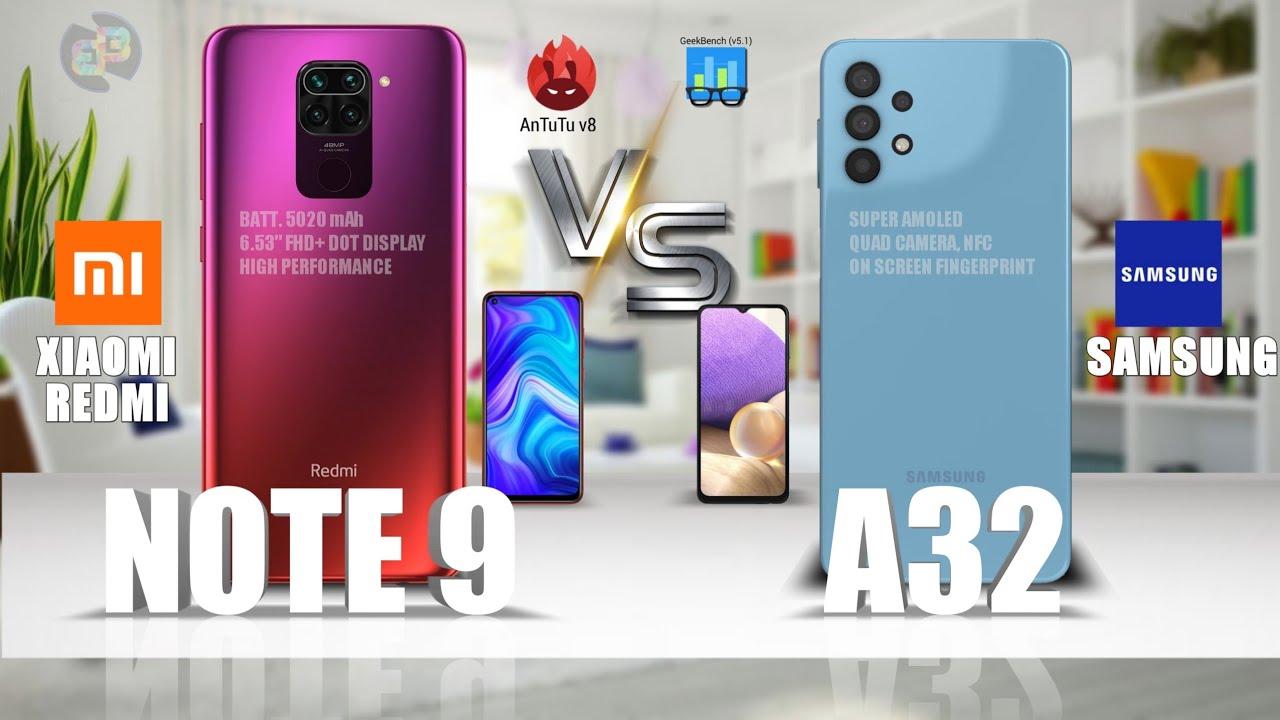 Redmi Note 9 Vs A51