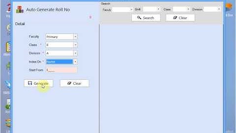 Alpha School Management Software - RollNo