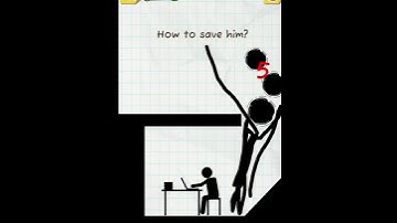 How to save him ?  |  Draw 2 save | #shorts #ibuworks #games #draw2save #gameplay