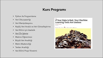 Python ile Veri Bilimi ve Makine Öğrenimi