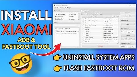 Install xiaomi adb and fastboot tools on your PC | uninstall system apps & Flash any XIAOMI DEVICE 🤓