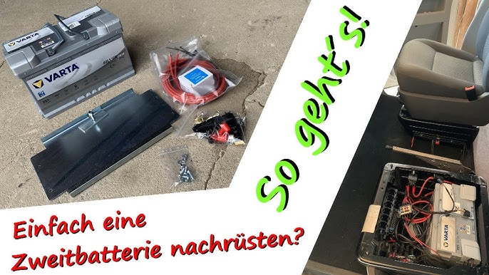 Zweitbatterie im VW Bus T5 oder T6: Die Abmessungen und Ersatz