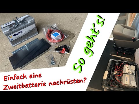 Einfach eine Zweitbatterie im VW T5/6 nachrüsten // Teil 13 // Camper Umbau  // Campervan // Tutorial 