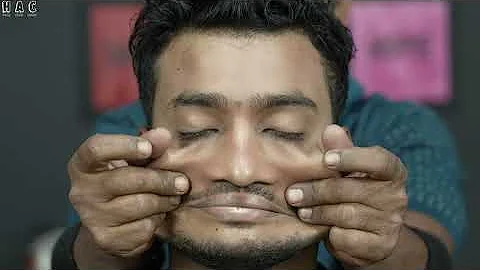 Satisfying Body Massage With Lots Of Cracking ASMR | Head And Body Massage ASMR | Big Eyes Barber