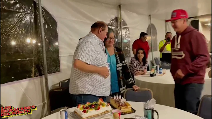 As celebramos el cumpleaos de Don Heraclio anoche !