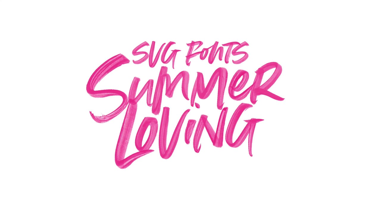 Download How To Use Summer Loving Svg Fonts In Photoshop Cc 2018 Youtube
