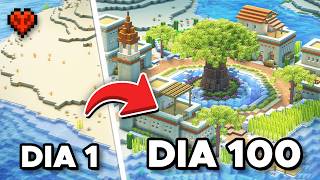SOBREVIVI 100 DIAS NO DESERTO no Minecraft Hardcore