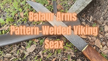 Balaur Arms Pattern Welded Viking Seax In-Depth Reveal | Kult of Athena