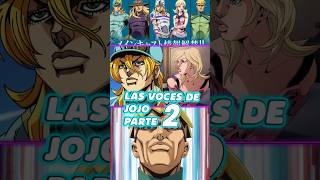 LAS VOCES DEL CAST DE JOJO STEEL BALL RUN #anime #steelballrun #jojosbizarreadventure #netflix