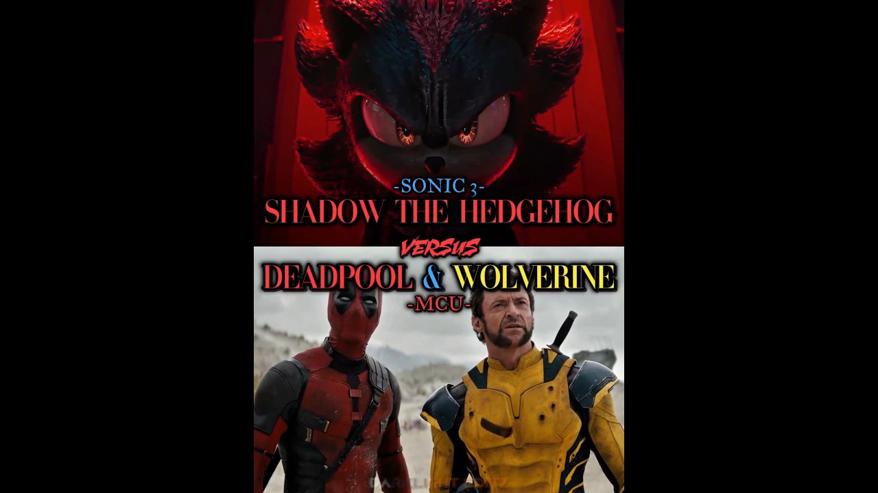 Deadpool and Wolverine vs Shadow The Hedgehog