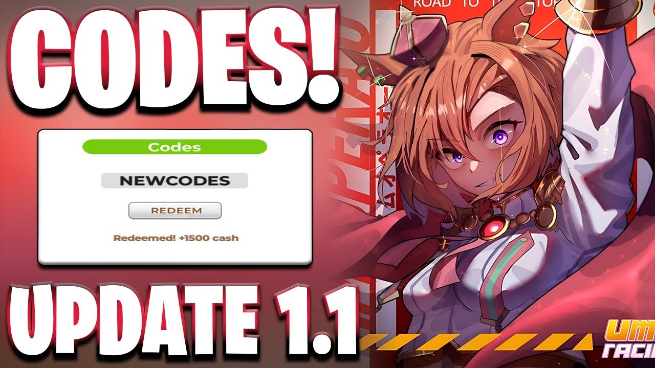 [UPD 1.1] NEW! ALL UPDATE 1.1 CODES FOR UMA RACING! ROBLOX UMA ...