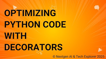 Optimizing Python Code with Decorators