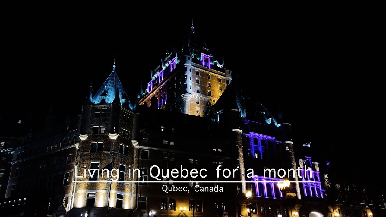 [4K]🇨🇦 Travel in Quebec City for a month, Canada / Travel Summary, Cost