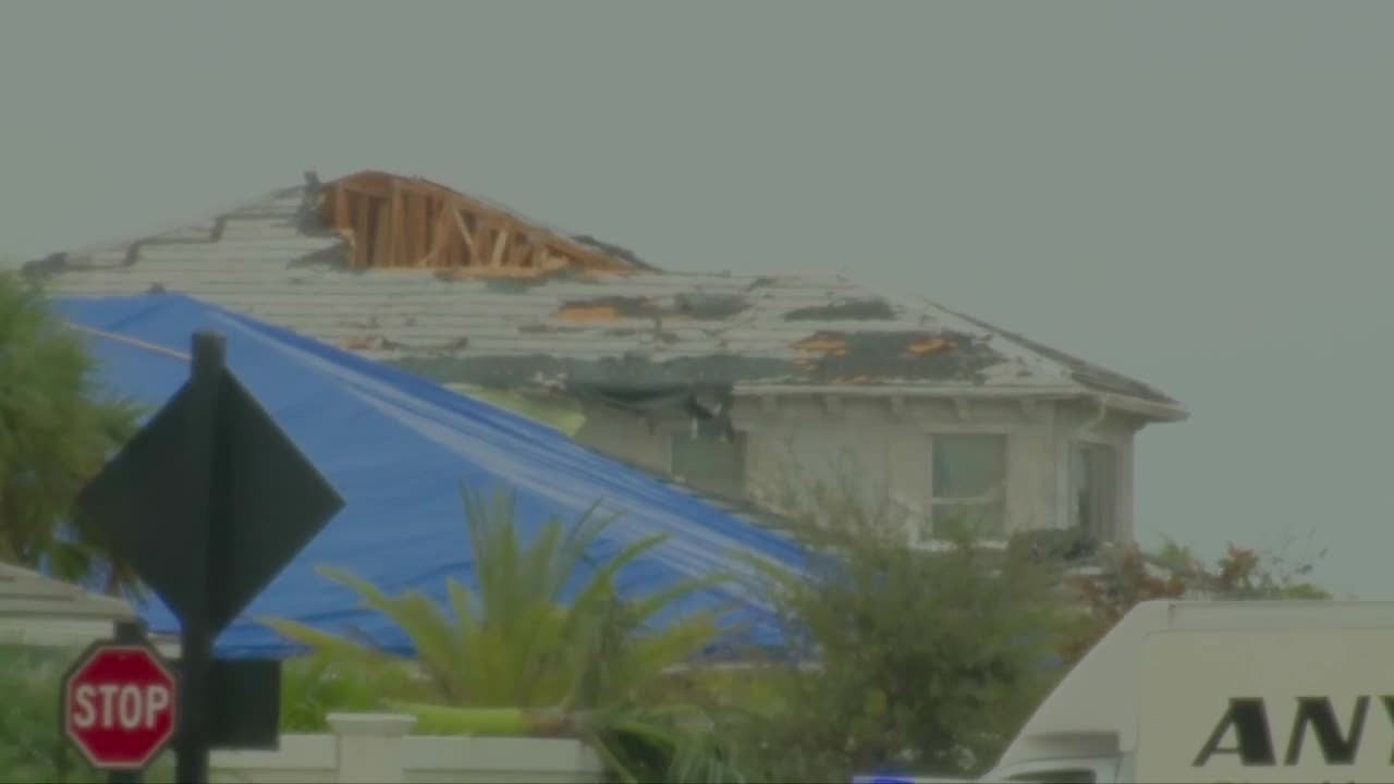 Avenir cleaning up after tornado - YouTube