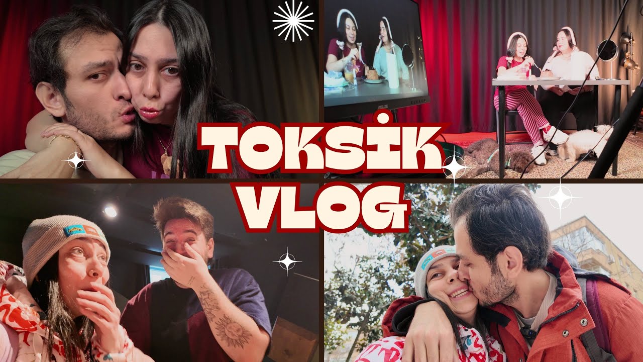 BİZİMLE STÜDYOYA GELİN (Toksik İlişkiler'in çekim günü, ekiple ofis rutinleri...)