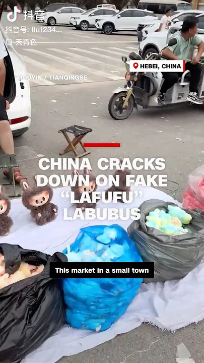 China cracks down on fake "Lafufu" Labubus