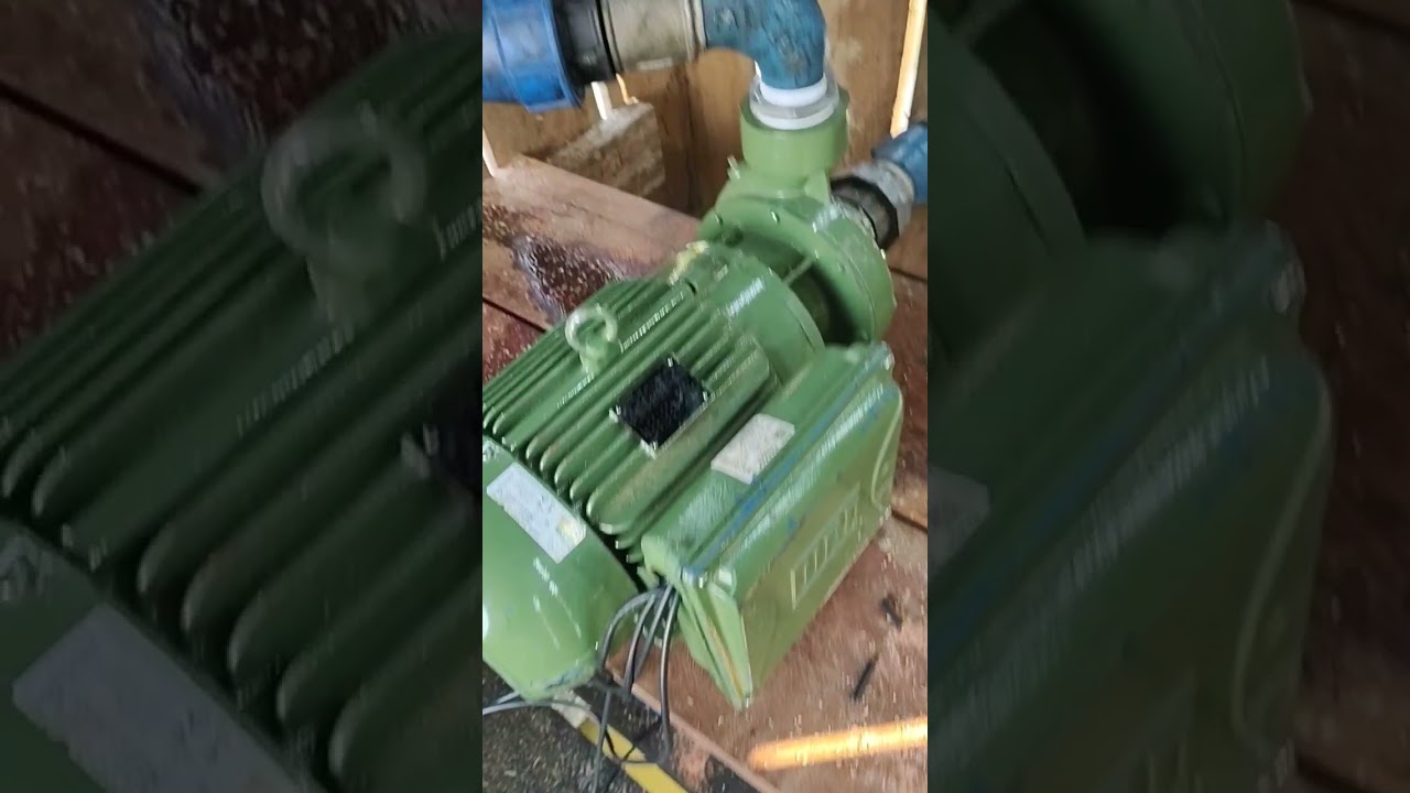 Irriga&ccedil;&atilde;o para cacau, montagem de bomba