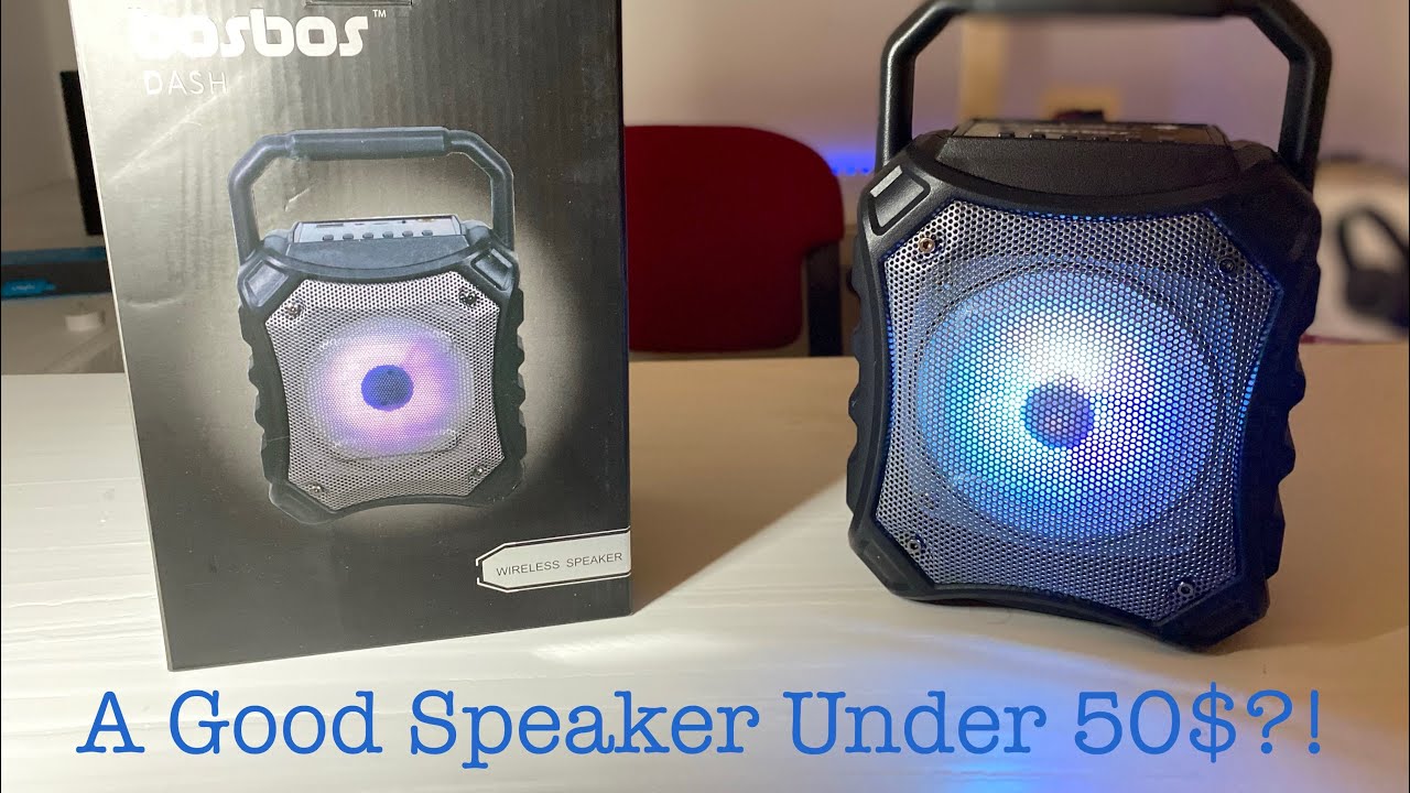 BosBos Dash Wireless Bluetooth Speaker - YouTube