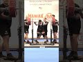 European Sub-Junior Record Squat Classic with 312.5 kg by Denys Rodenko UKR in 105 kg class