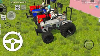 Tractors Traveling on the Road 🔥 Rescuing a Stuck Tractor #tractor #gameplay screenshot 4
