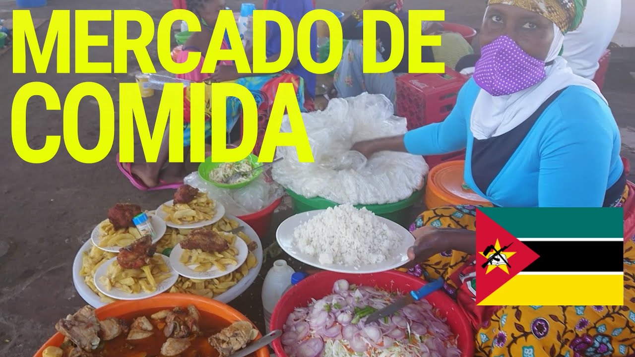 COMO SÃO OS MERCADOS DE COMIDA EM MOÇAMBIQUE?? NAMPULA.