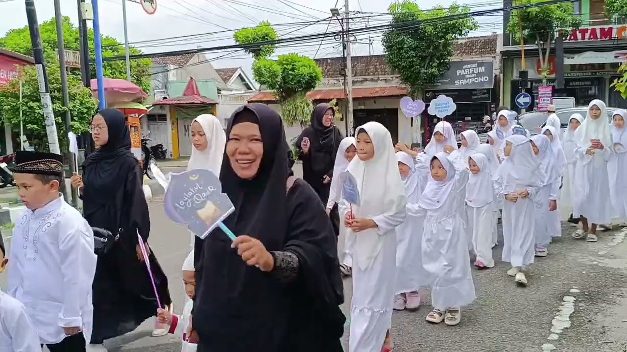 Pawai Menyambut Ramadhan TPQ Al Khair Magetan